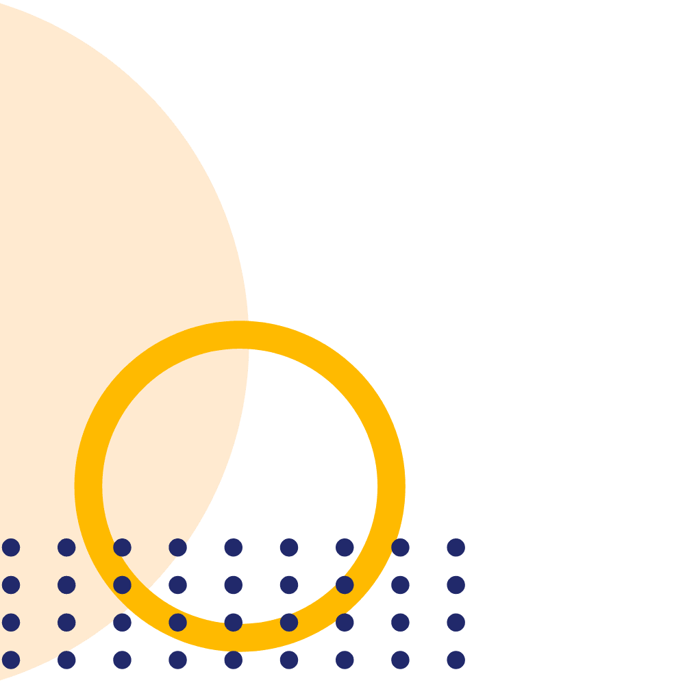 pale yellow semicircle design element
