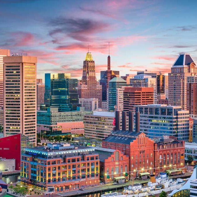Horizonte de Baltimore Maryland
