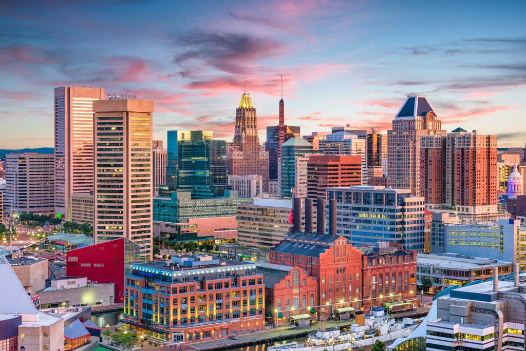 Horizonte de Baltimore Maryland