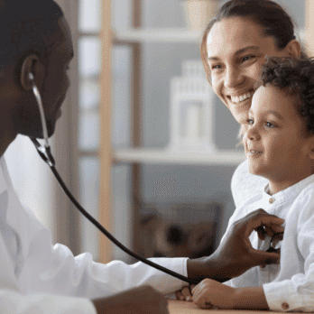 Family at the doctor