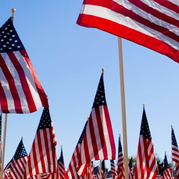 bandeiras americanas