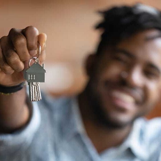depósito de segurança que ajuda o locatário a obter as chaves do apartamento